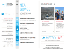 Tablet Screenshot of nea.gov.ge